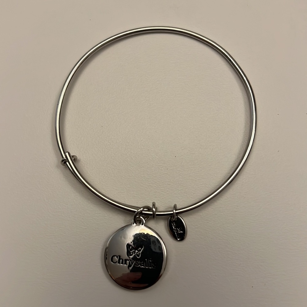 Snowflake bangle bracelet - Picture 2 of 2